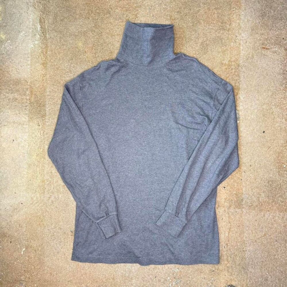 Vintage Woolrich gray turtleneck long sleeve made in USA